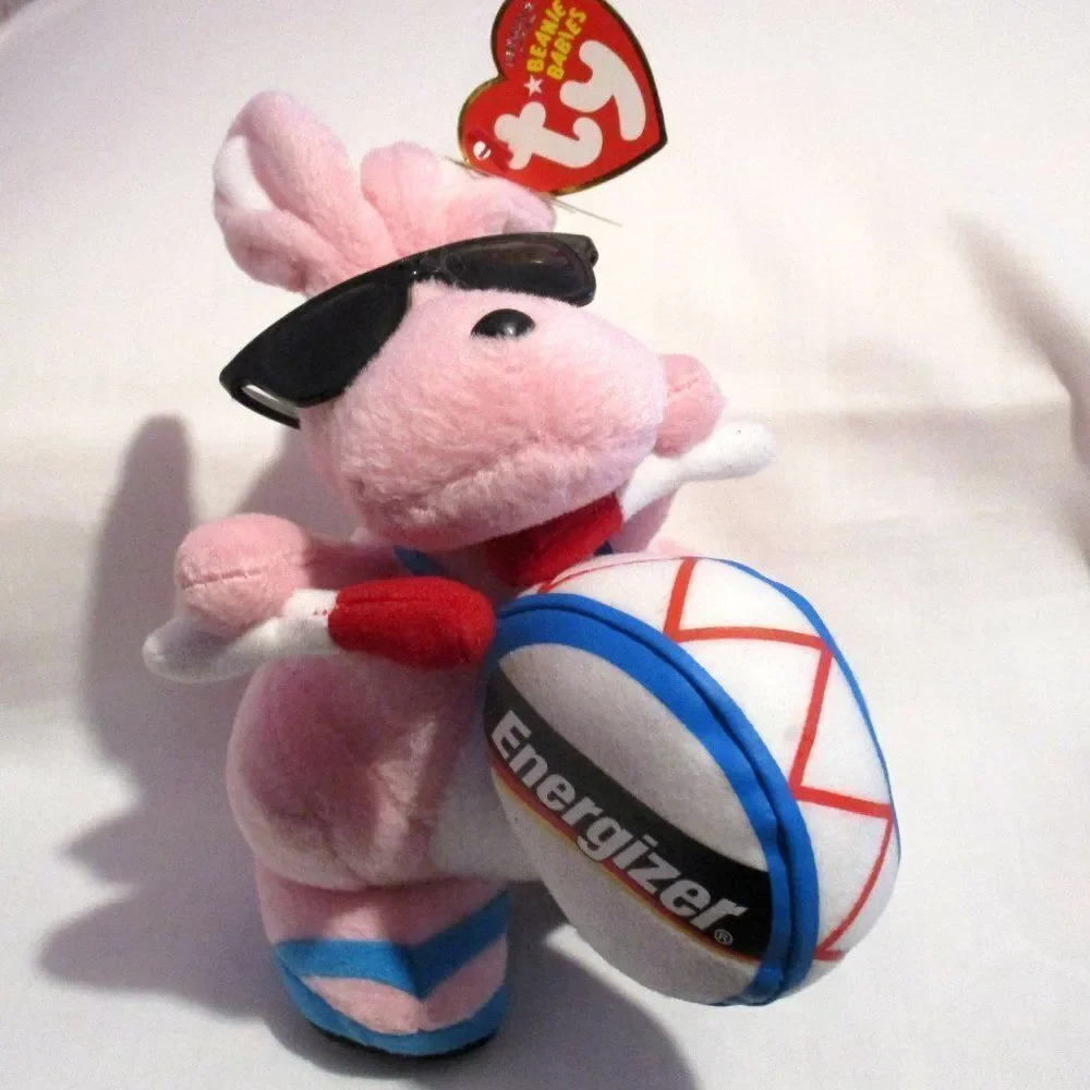 Ty Beanie Baby Energizer Bunny Set of 2